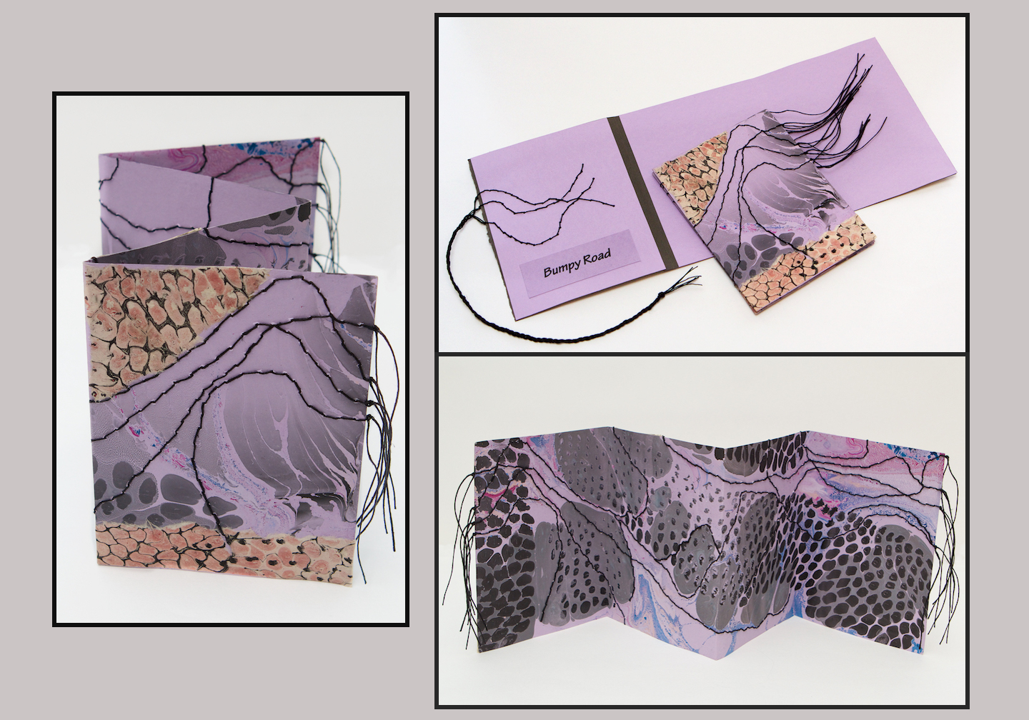 Bumpy Road, artist's book by Cristina Hajosy
