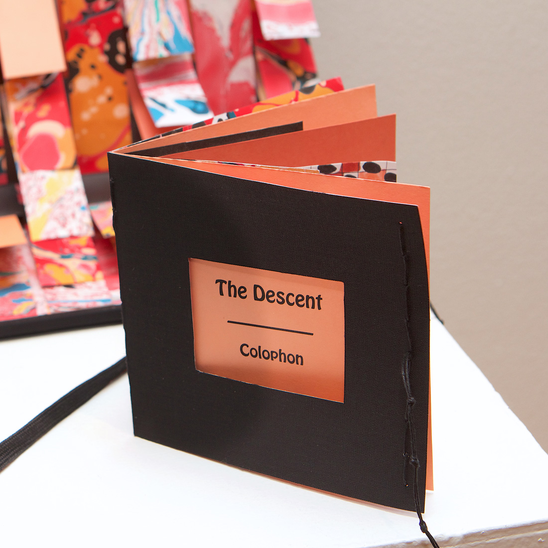 The Descent, 2024 an artist's book by Cristina Hajosy