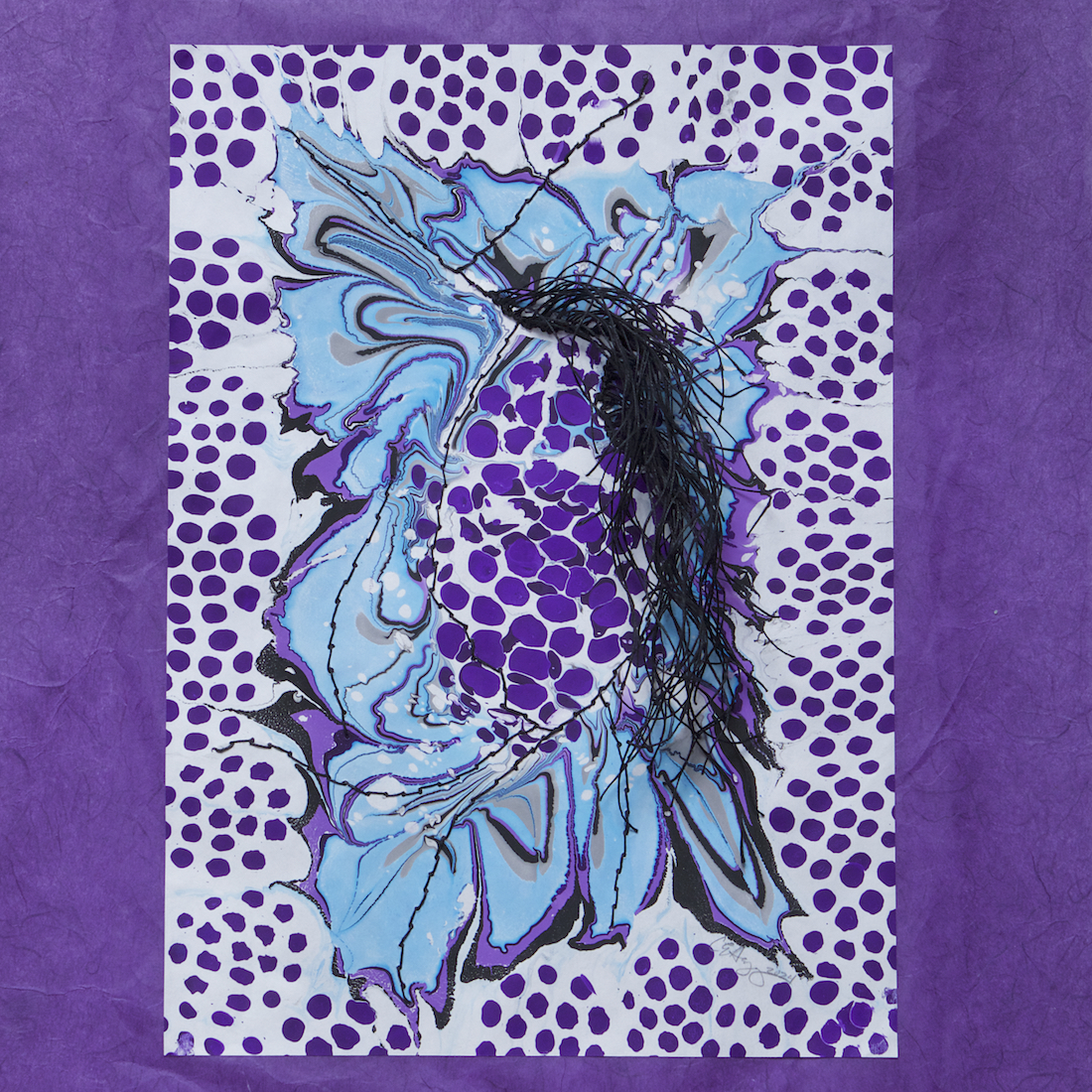 Flora Forming 4 (blueberries) by Cristina Hajosy