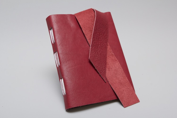 Leather Sketchbook by Cristina Hajosy