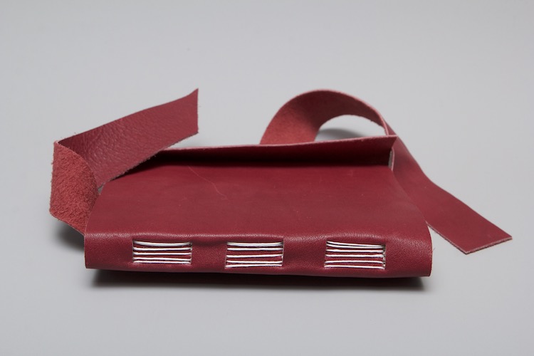 Leather Sketchbook by Cristina Hajosy