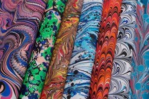 Paper Marbling by Cristina Hajosy