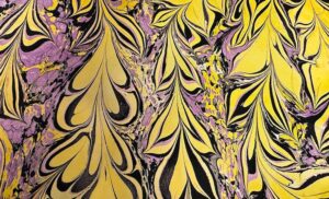 Paper Marbling by Cristina Hajosy