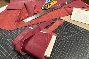 Leather Sketchbook by Cristina Hajosy