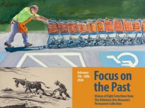 invite for Focus on the Past exhibition at Attleboro Arts Museum from February 7-28, 2026