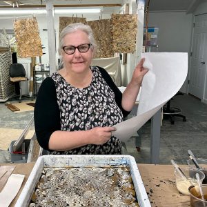 Cristina Hajosy paper marbling
